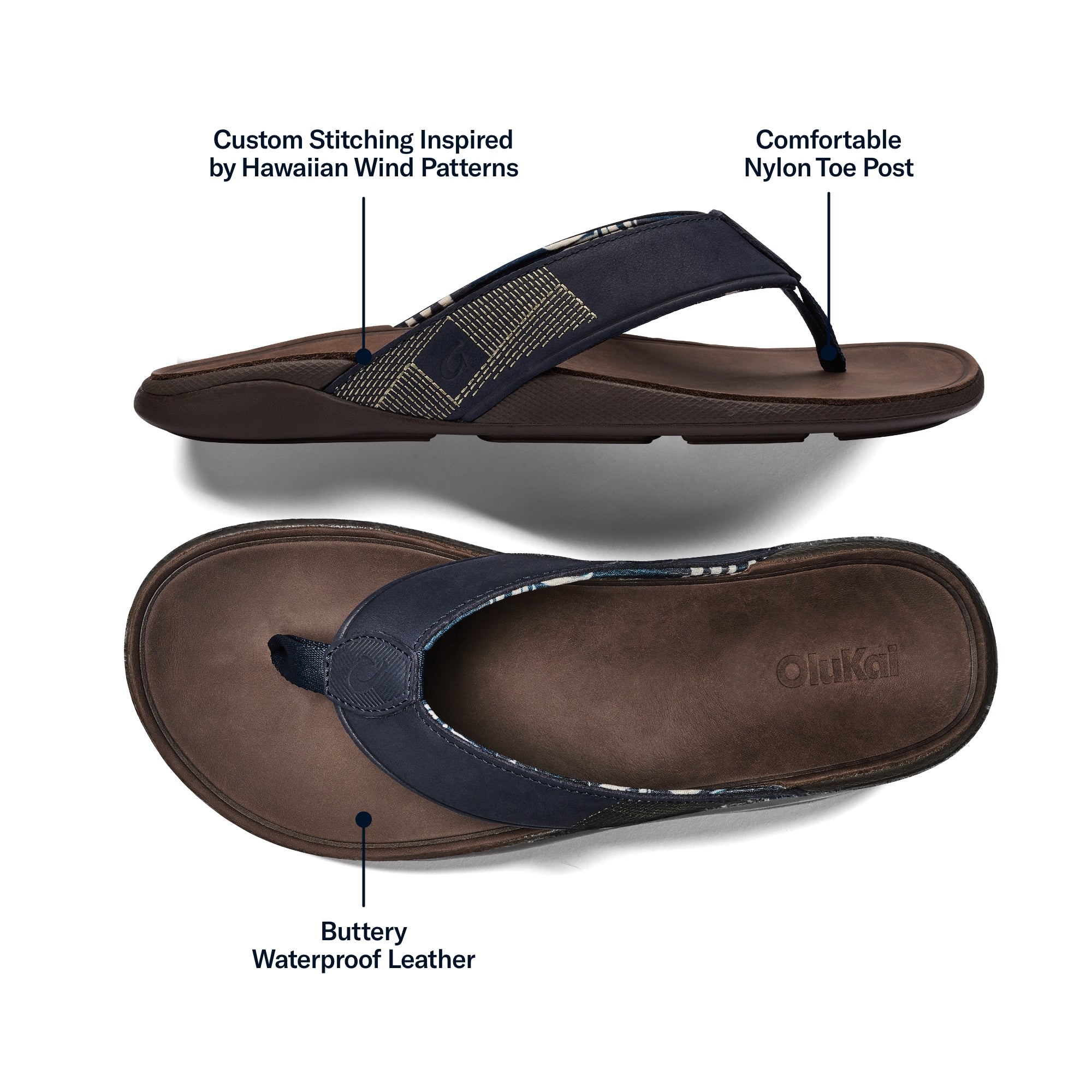 Tuahine - Trench Blue / Dark Wood - Image 3